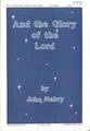 And the Glory of the Lord SATB choral sheet music cover